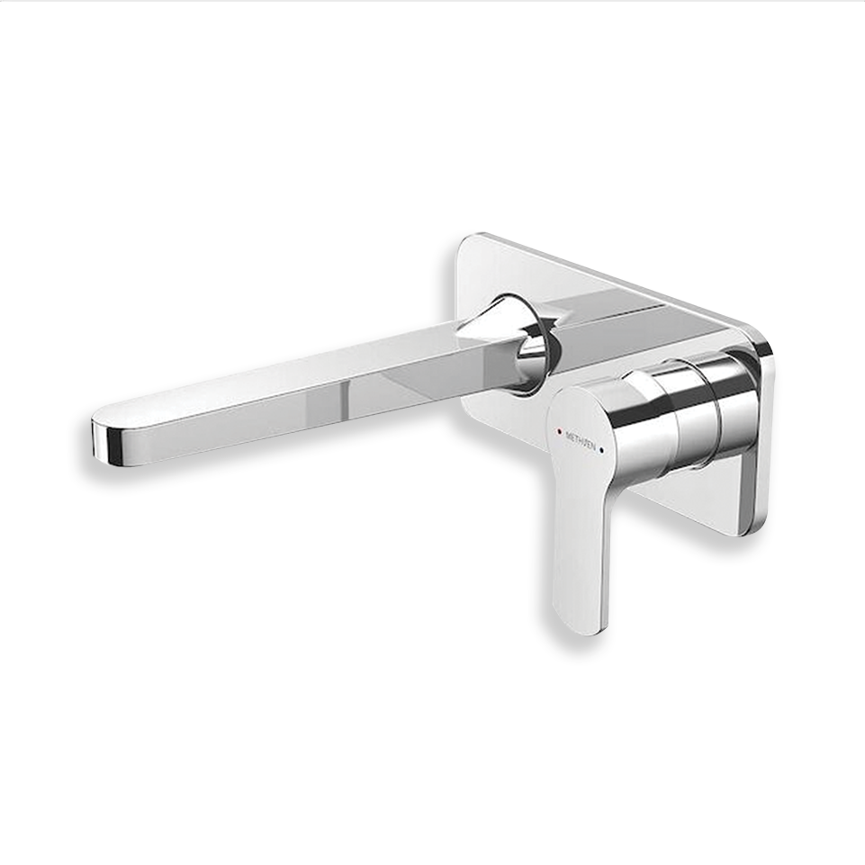 Methven Spirit Basin Mixer Tap (Wall Mount 200mm) - Chrome