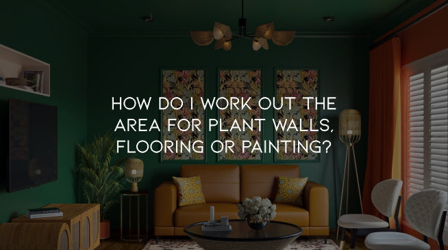 How Do I Work Out the Area for Plant Walls, Flooring or Painting?