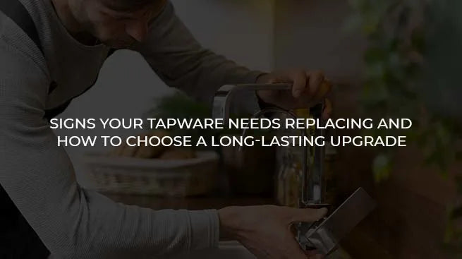 Plumber inspecting and replacing old kitchen tapware for a durable modern faucet upgrade