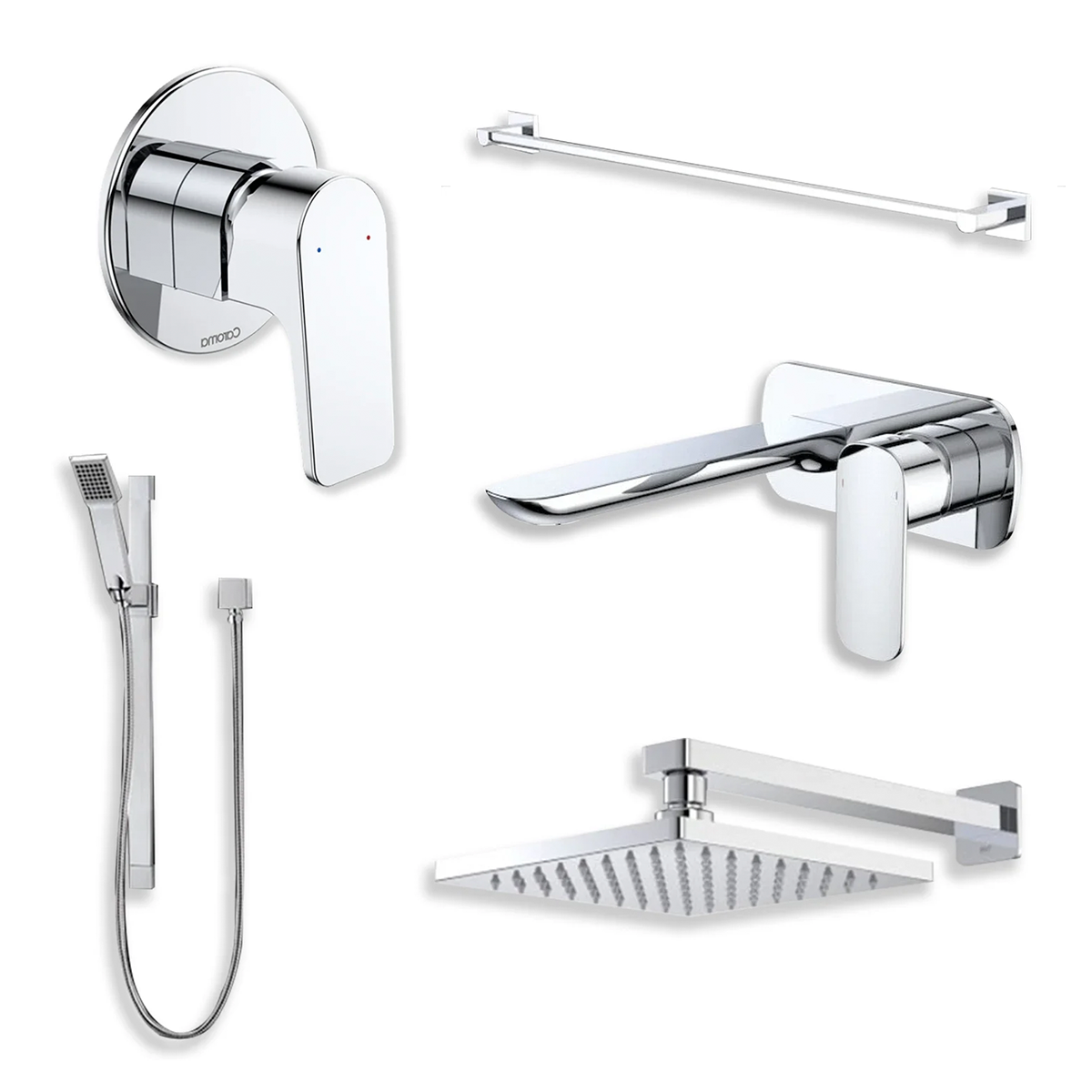 Chrome Bathroom Tapware & Shower Bundle