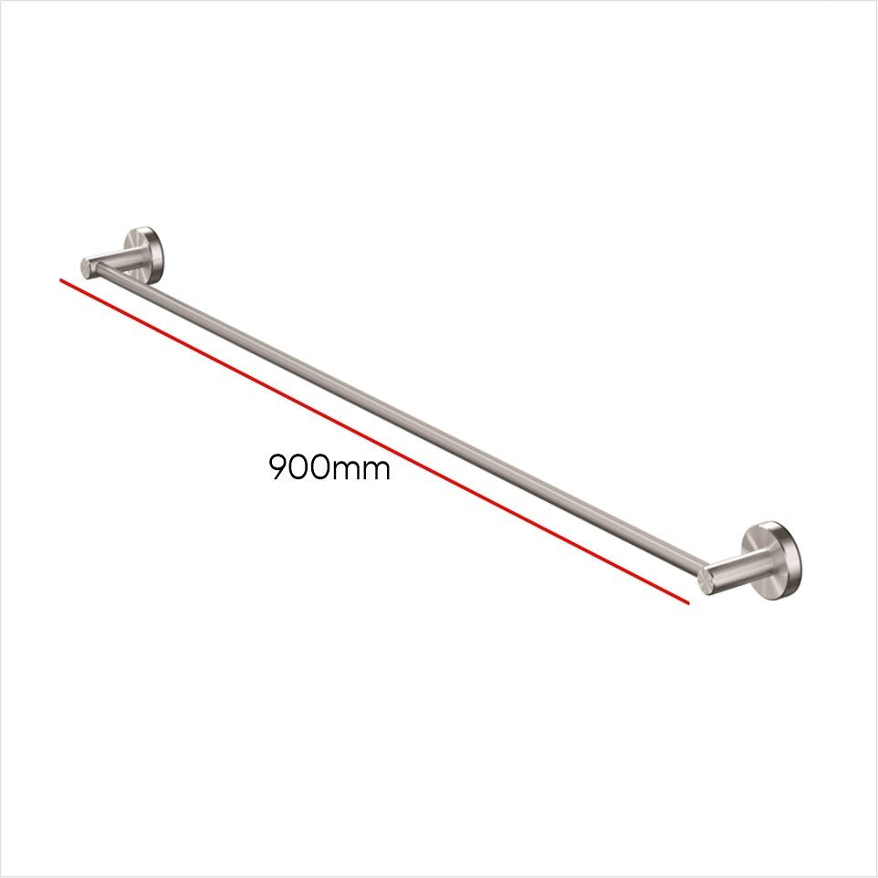 Methven Turoa Single Towel Rail (900mm) - Stainless Steel