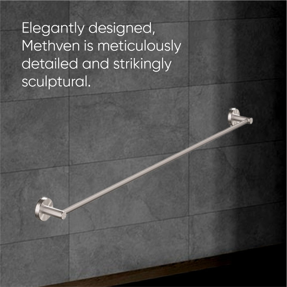 Methven Turoa Single Towel Rail (900mm) - Stainless Steel