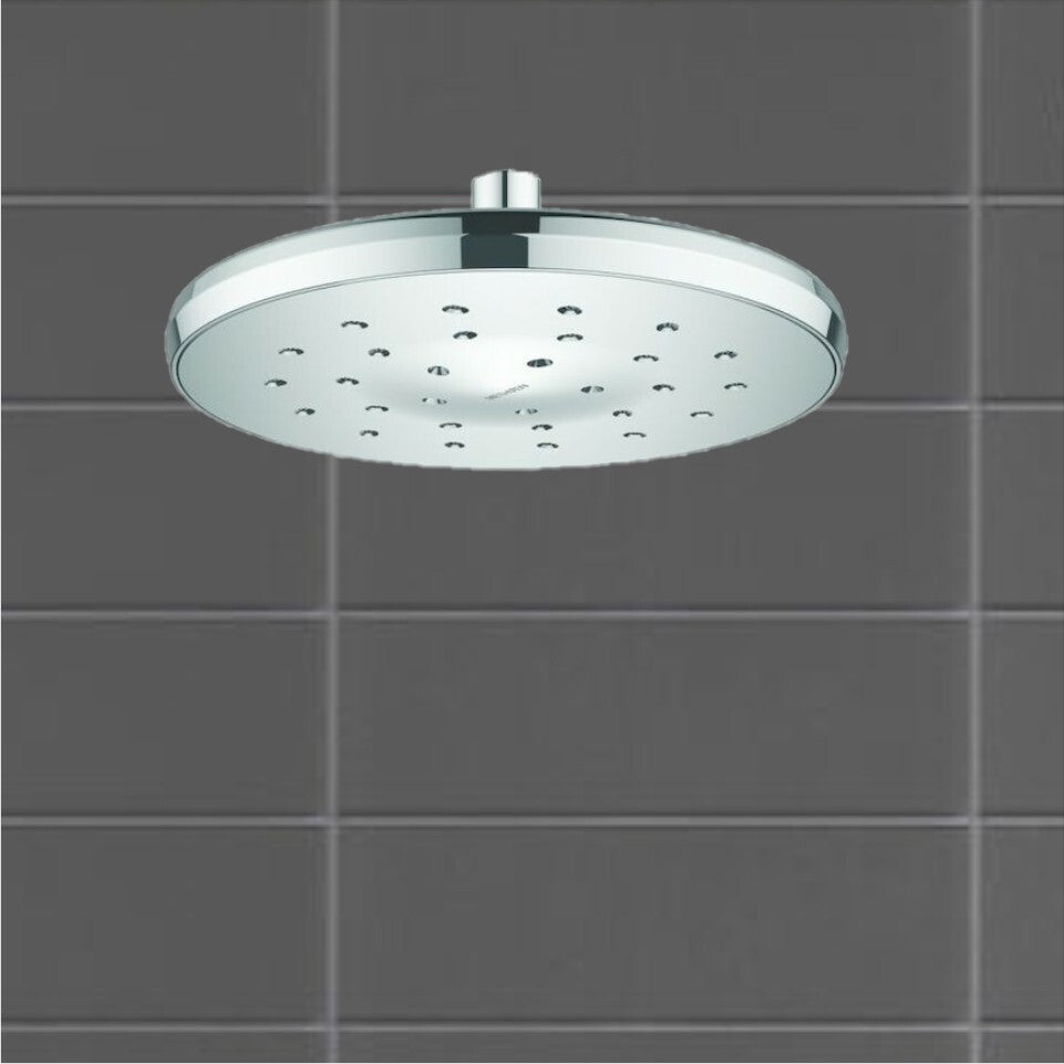 Methven Round Overhead Shower Mk2 - Satinjet Chrome (235mm)