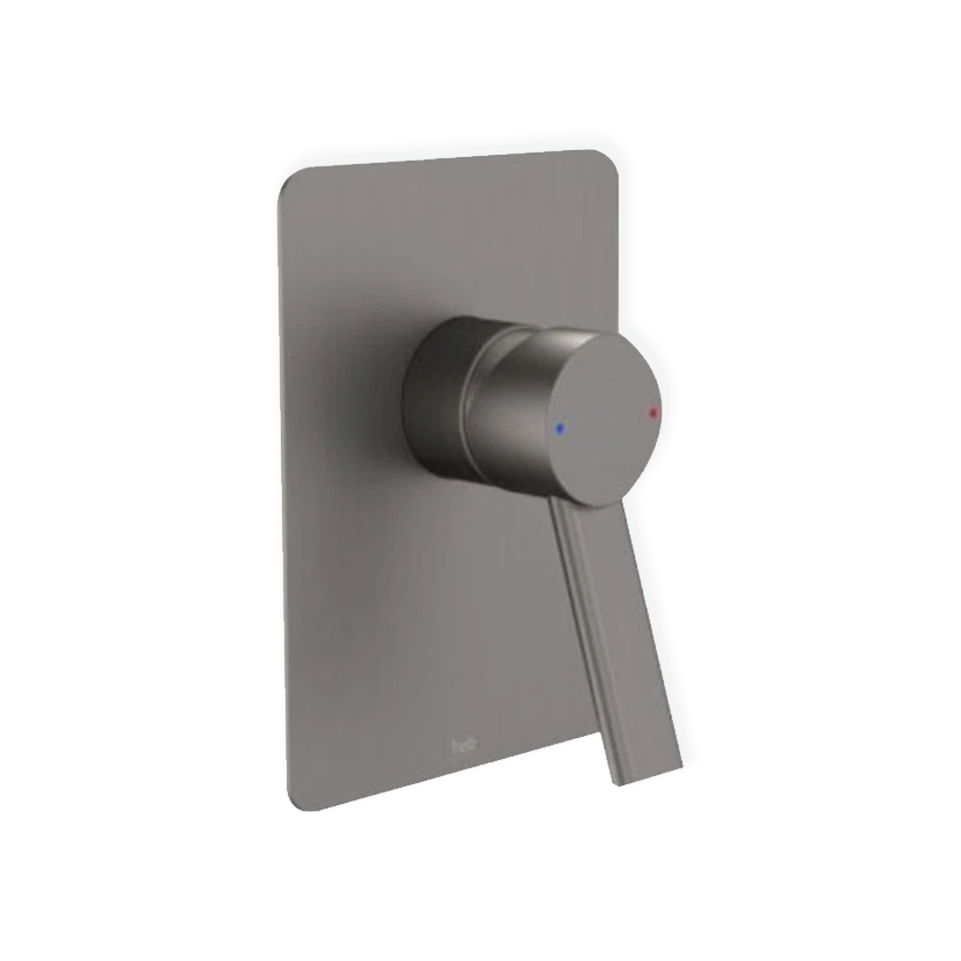 CAROMA Dorf Villa Bath/Shower Mixer Gunmetal Grey