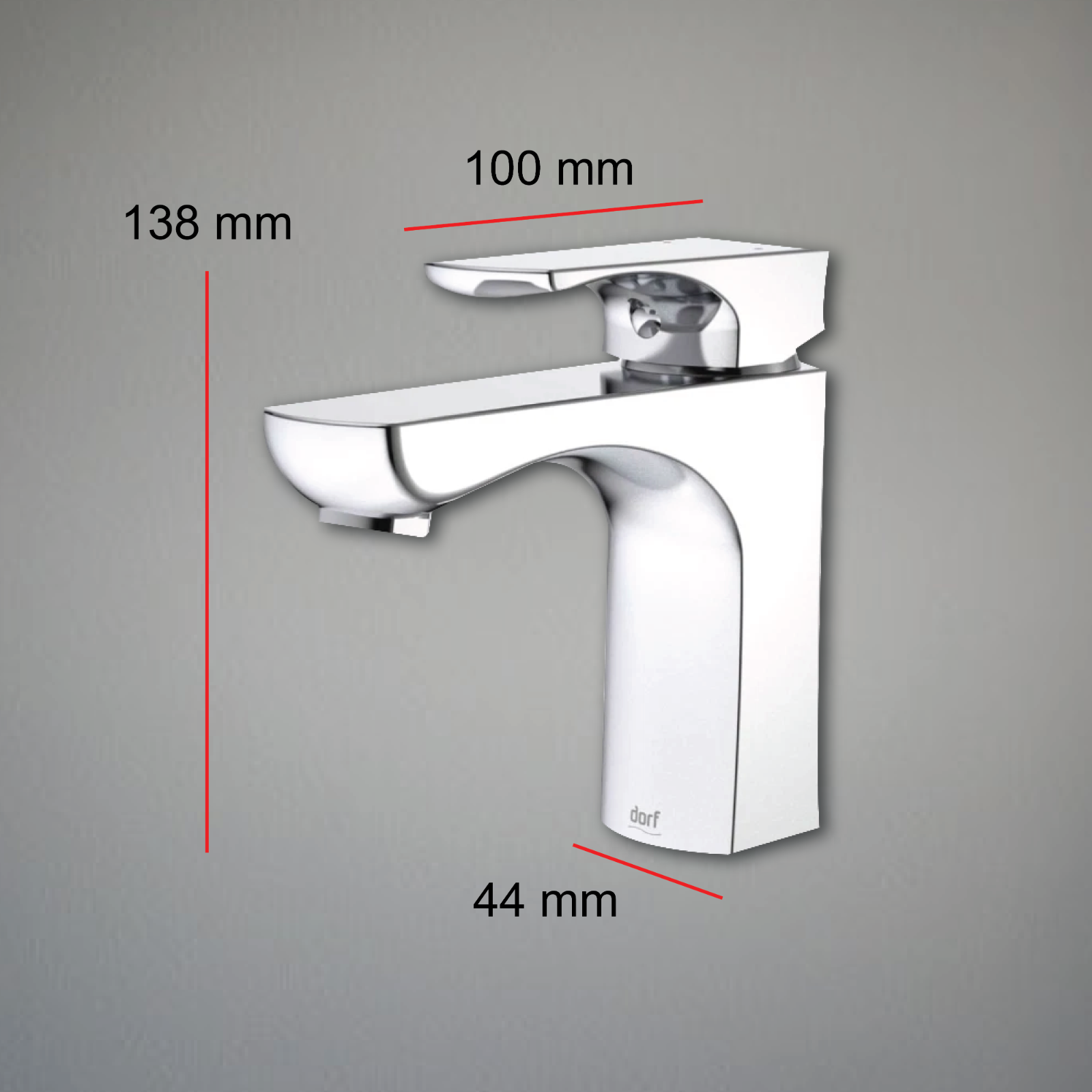 Dorf Napoleon Basin Mixer Tap - Chrome