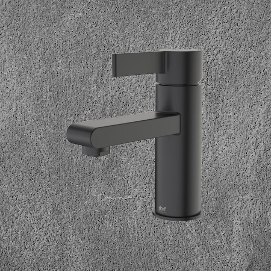Dorf Enigma Basin Mixer Black