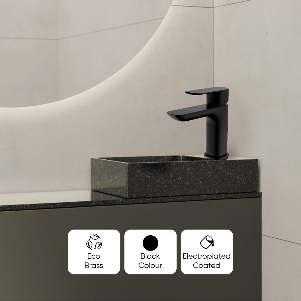 Caroma Basin Mixer - Black