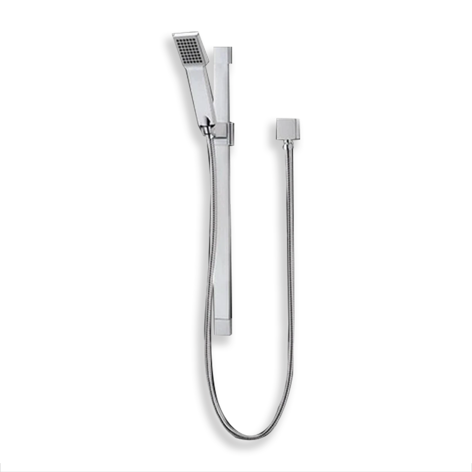 Caroma Tetro Rail/Hand Shower - 1-Function, 3-Star Chrome