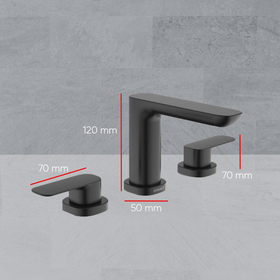 Caroma Contura Basin Set - Black