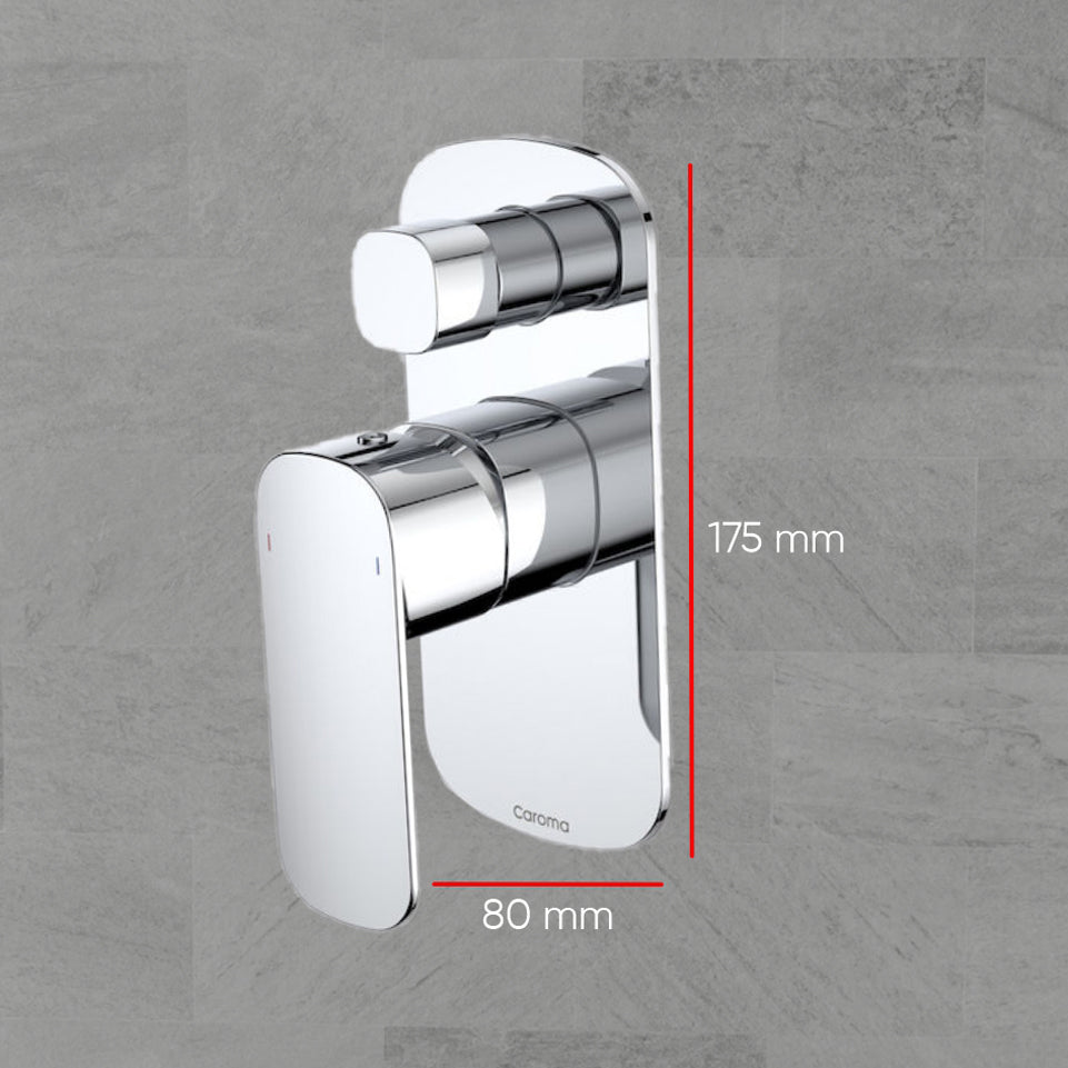 Caroma Contura Bath/Shower Mixer with Diverter - Chrome