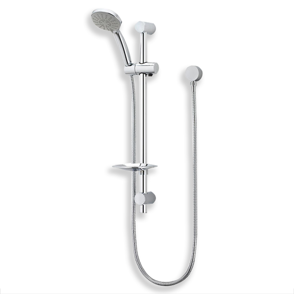 Methven Cascade II Rail Shower - Airstream 3-Function Chrome