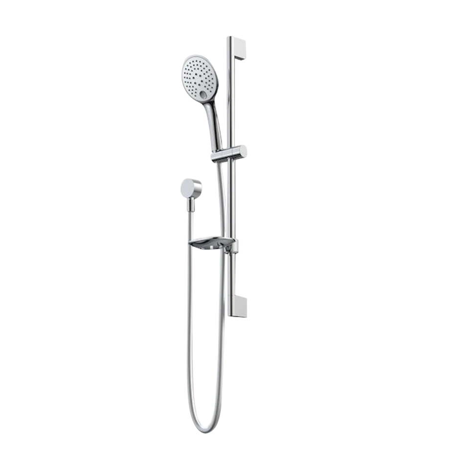 CAROMA PIN RAIL BATH SHOWER Multifunction White