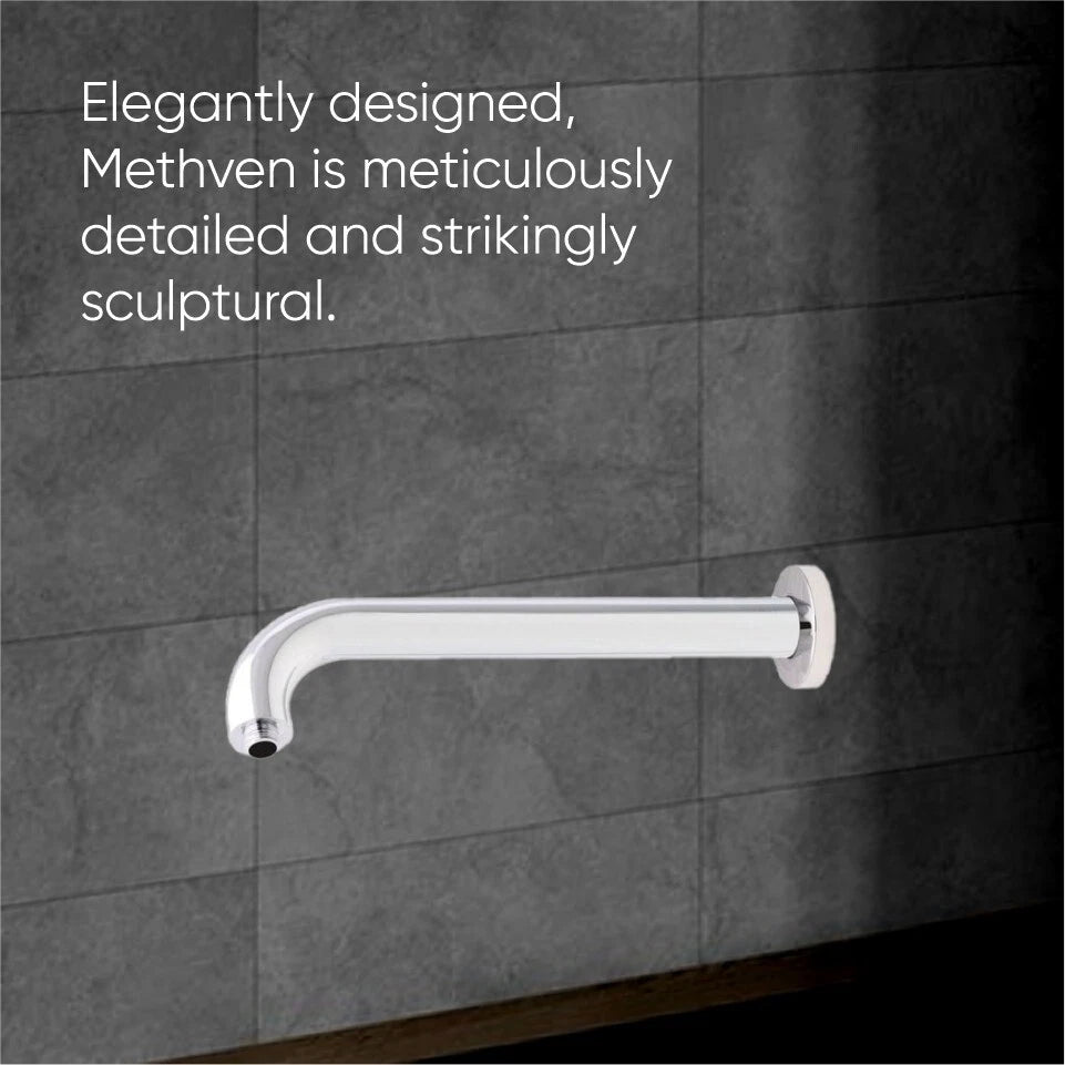 Methven 350mm Brass Shower Kit-wall Shower Stilo Arm