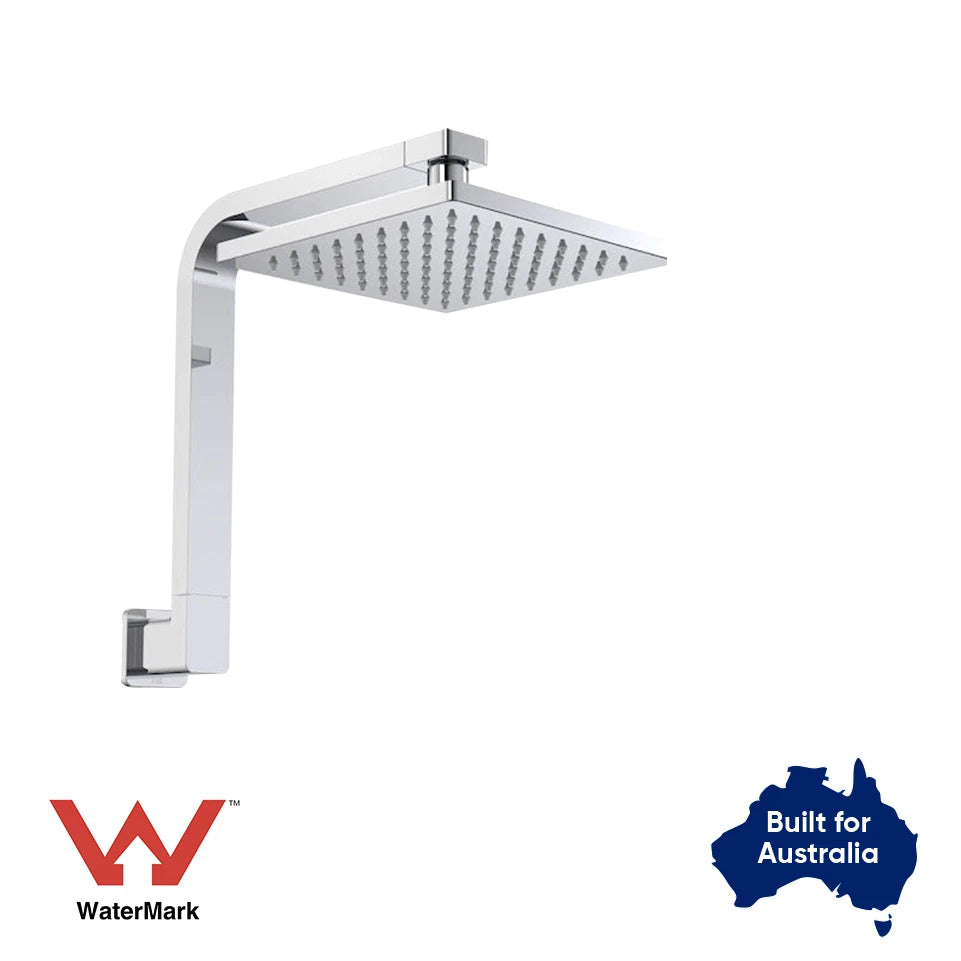 CAROMA EPIC FIXED WALL SHOWER Upswept Arm