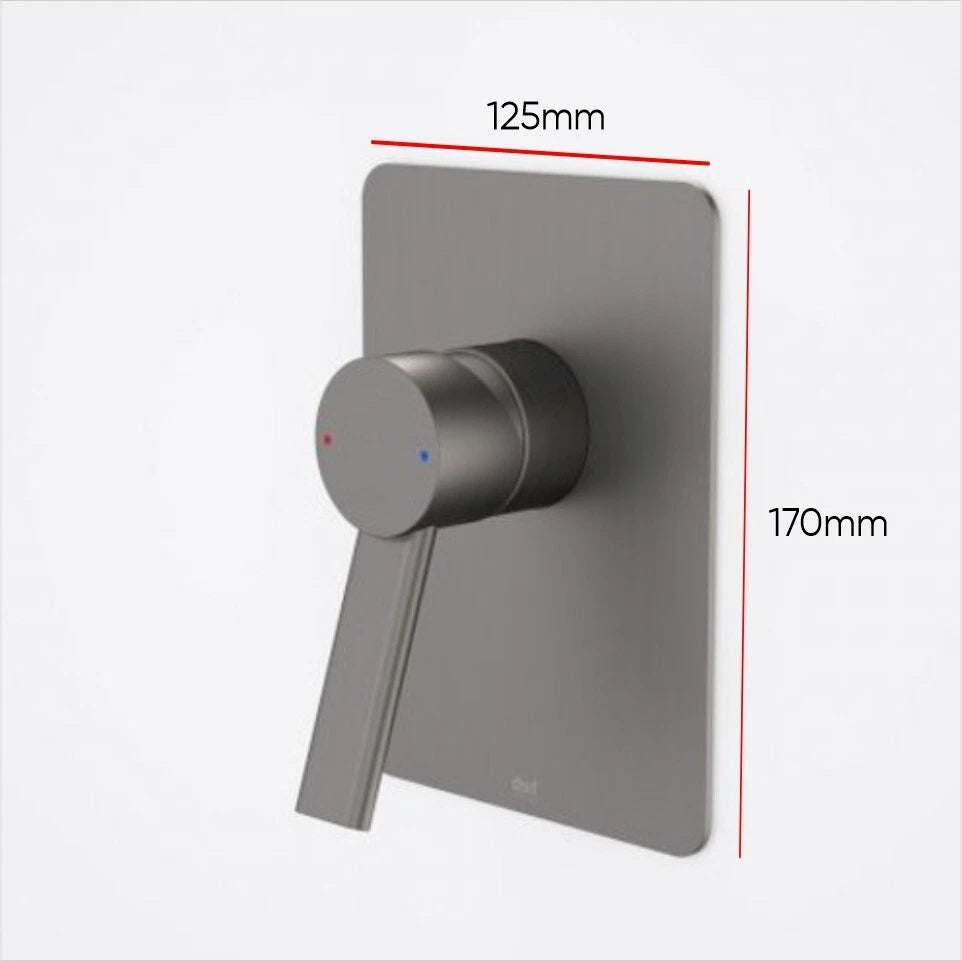 CAROMA Dorf Villa Bath/Shower Mixer Gunmetal Grey