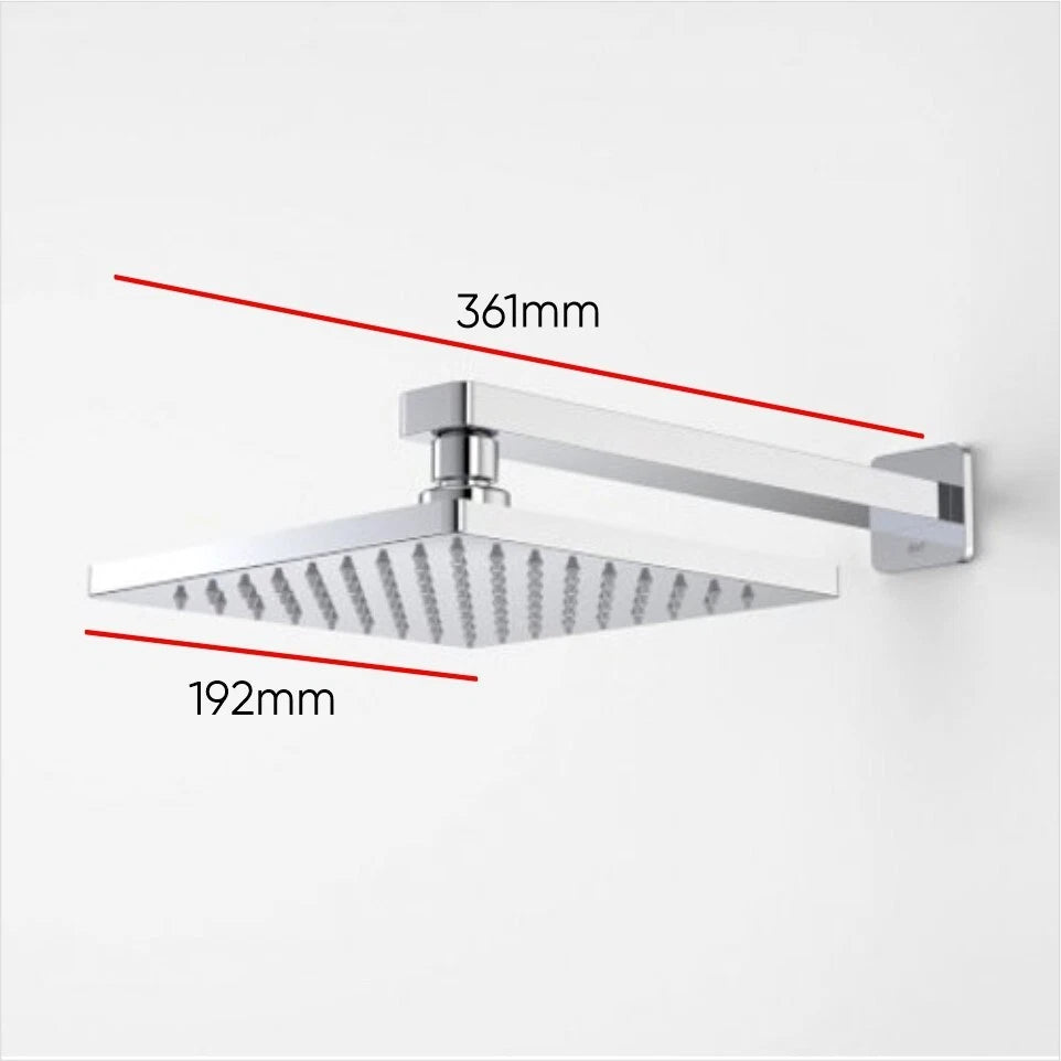 Dorf Epic Fixed Wall Straight Bath/Shower