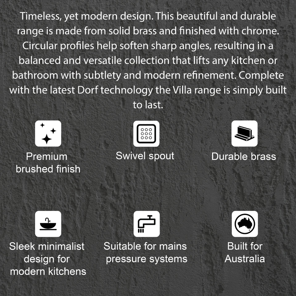 Caroma Villa Sink Mixer Tap - Gunmetal Grey