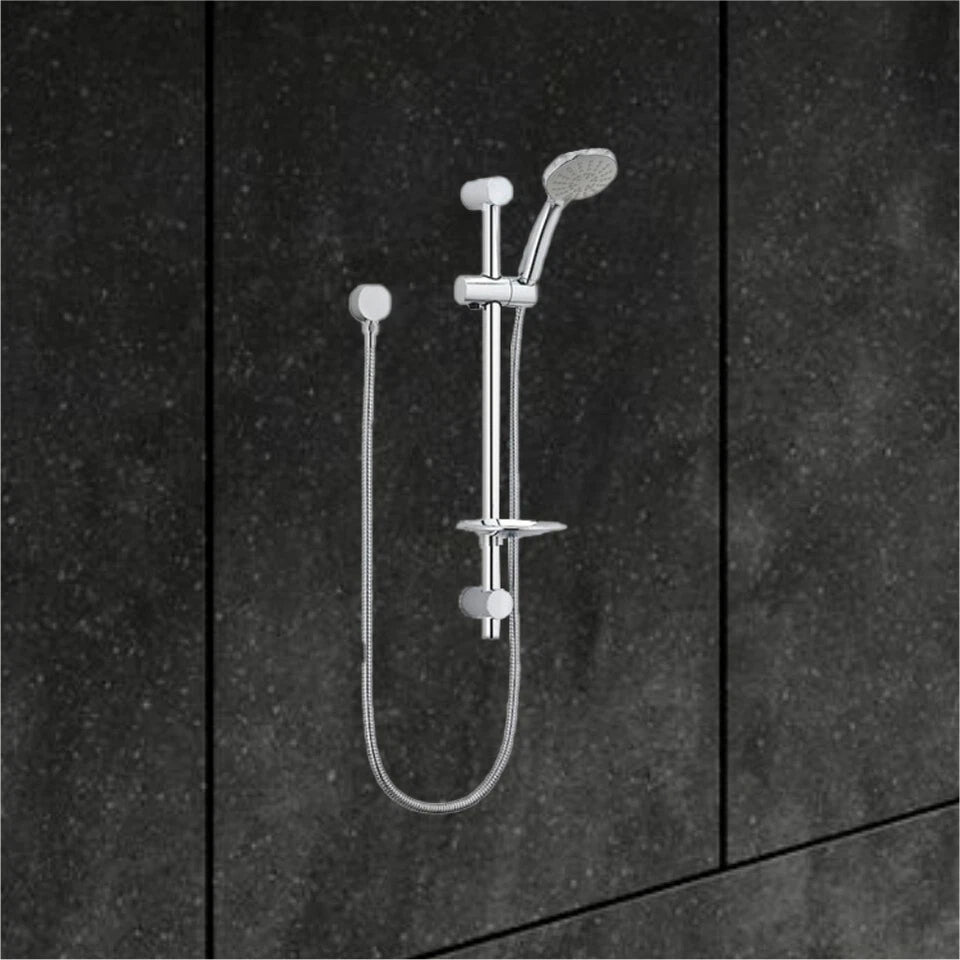 Methven Cascade II Rail Shower - Airstream 3-Function Chrome