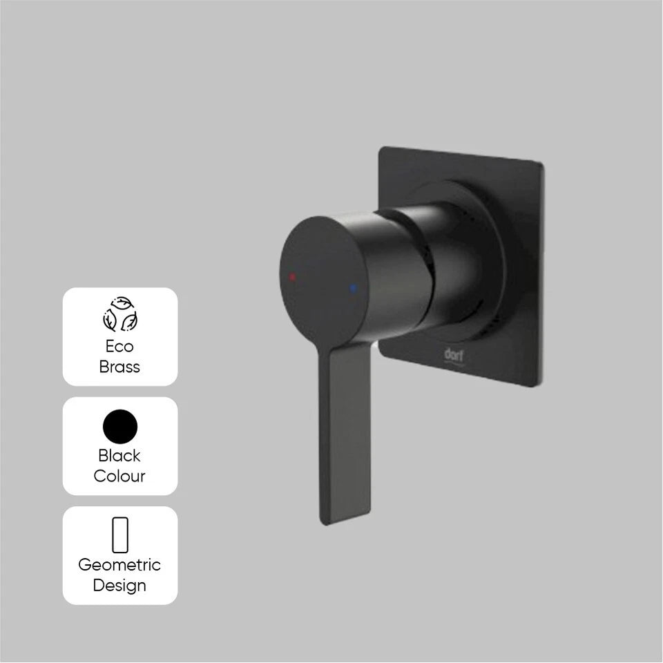 Caroma Dorf Enigma Bath/Shower Mixer - Black