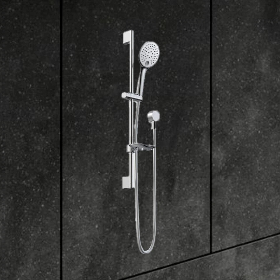 CAROMA PIN RAIL BATH SHOWER Multifunction White