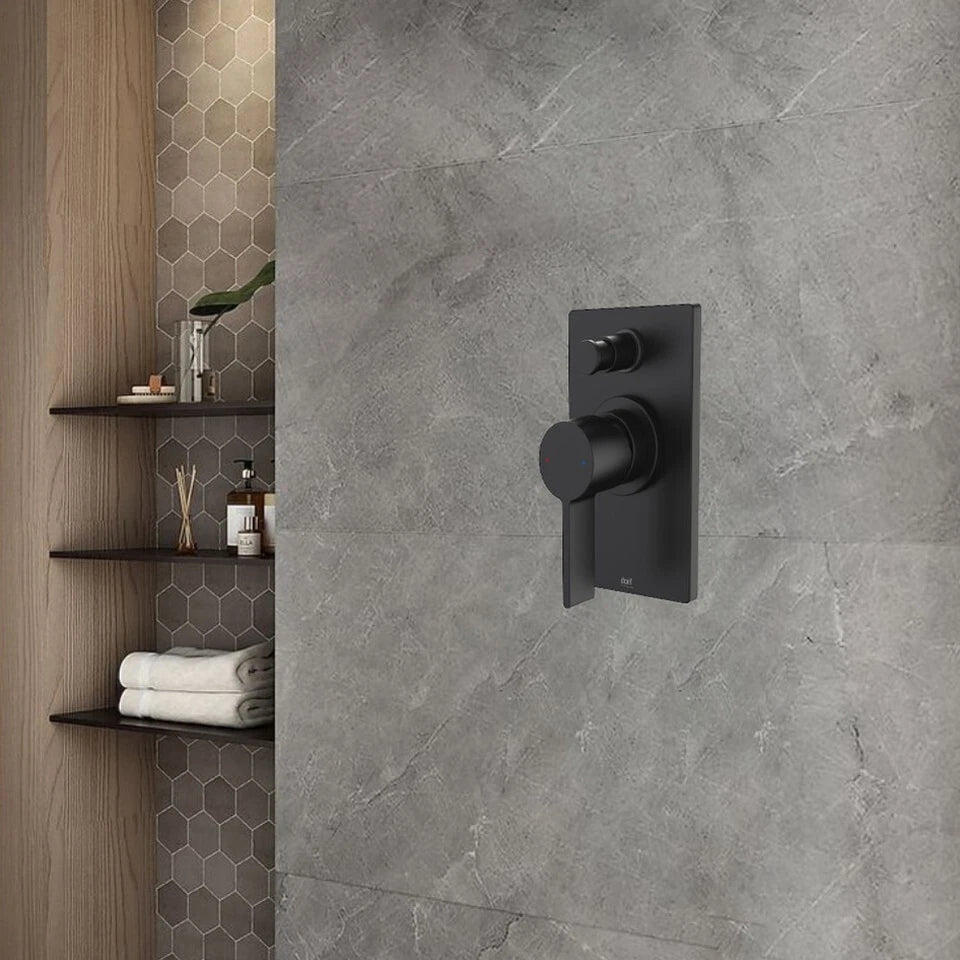 Caroma Dorf Enigma Bath/Shower Mixer with Diverter (TRIM KIT ONLY)- Black