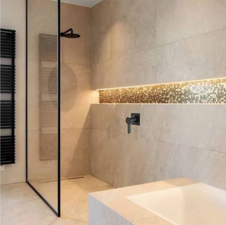 Caroma Dorf Enigma Bath/Shower Mixer - Black