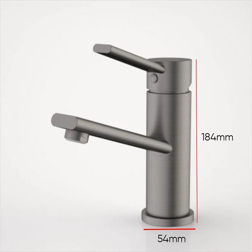Caroma Dorf Villa Basin Mixer - Gunmetal Grey