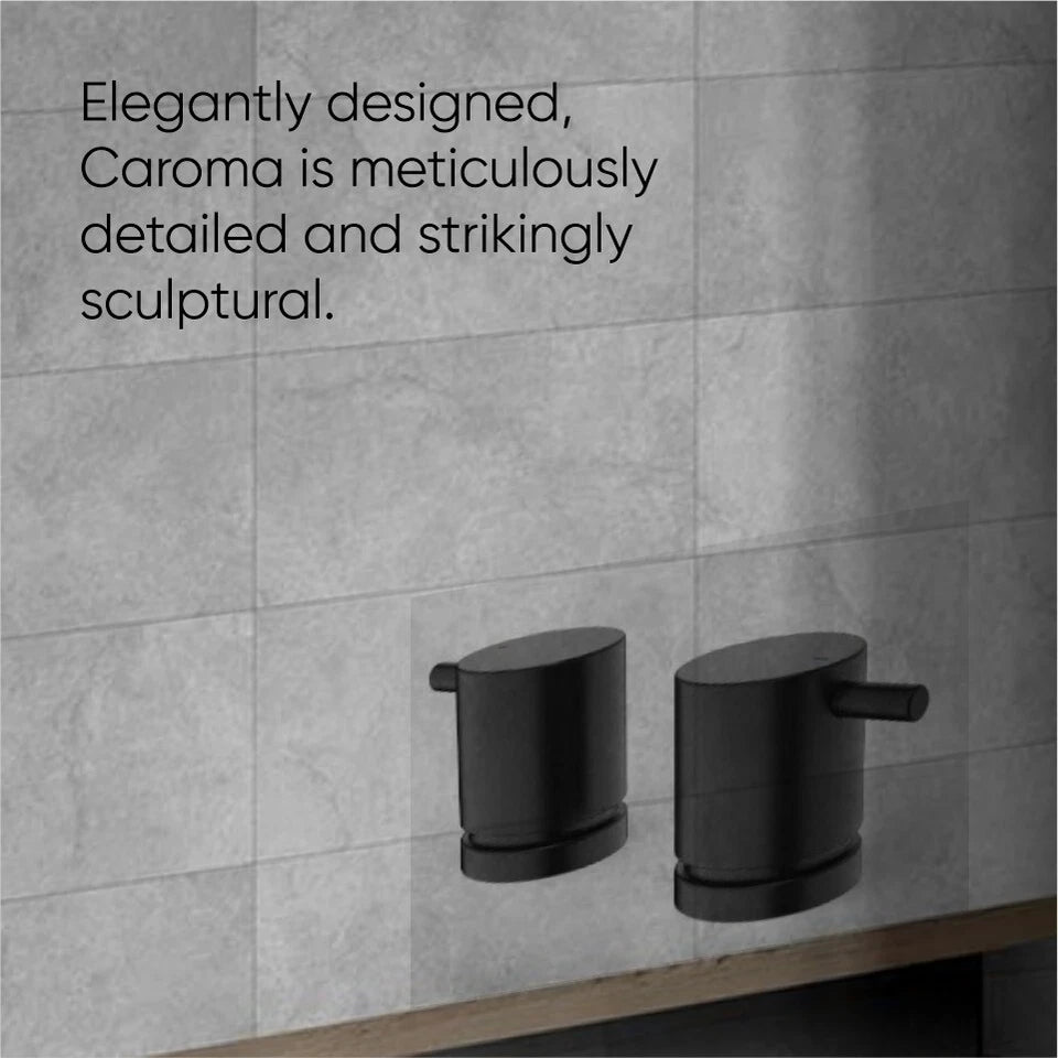 Caroma Luna Lever Basin Top Assemblies - Black