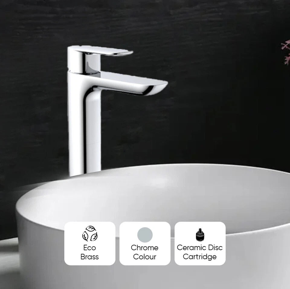 Caroma Contura Tower Basin Mixer - Chrome