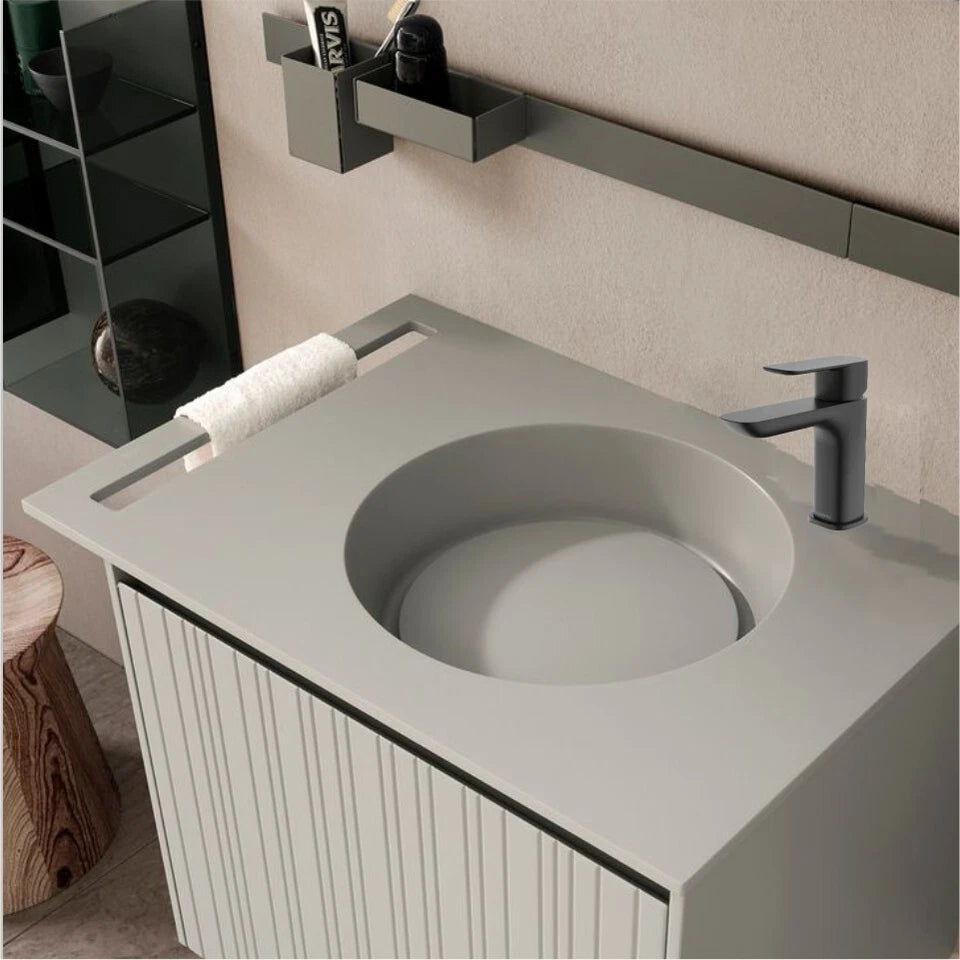 CAROMA Contura Petite Basin Mixer Black