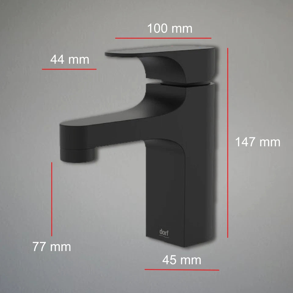 Caroma Viridian Basin Mixer - Black