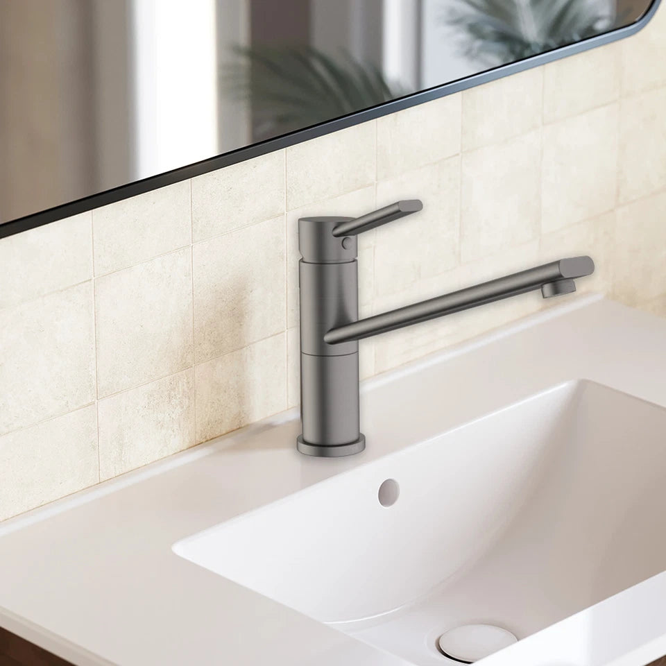 Caroma Villa Sink Mixer Tap - Gunmetal Grey