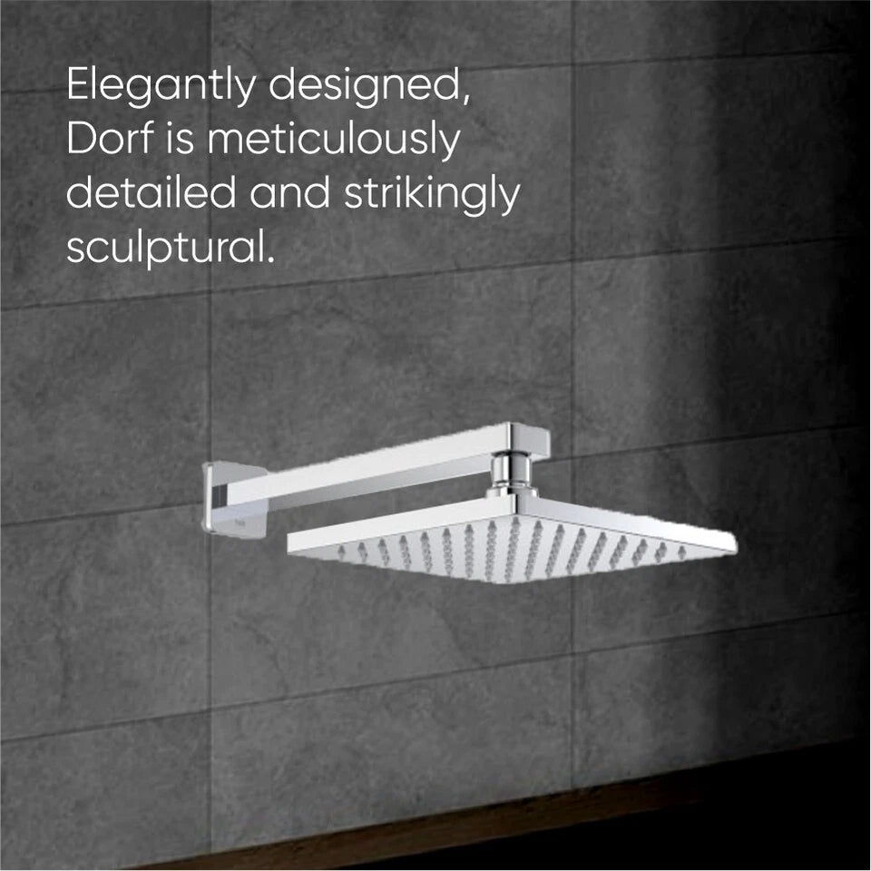 Dorf Epic Fixed Wall Straight Bath/Shower