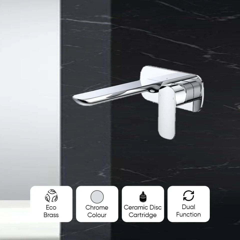Chrome Complete Tapware & Bath Filler Set Bundle