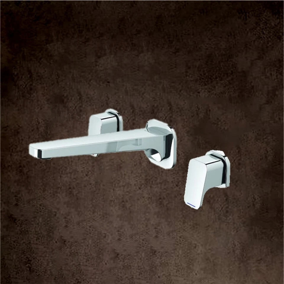Caroma Waipori 3-Hole Wall Mounted Bath Tap Set